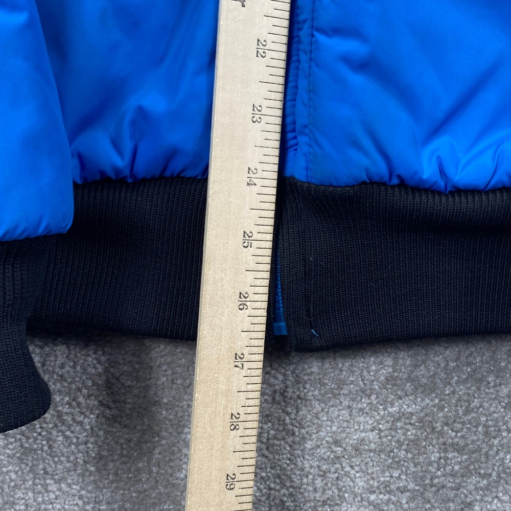 Roffe Ski Jacket Mens L Blue Black Western Yoke Puffer VTG Made in USA - Picture 5 of 8
